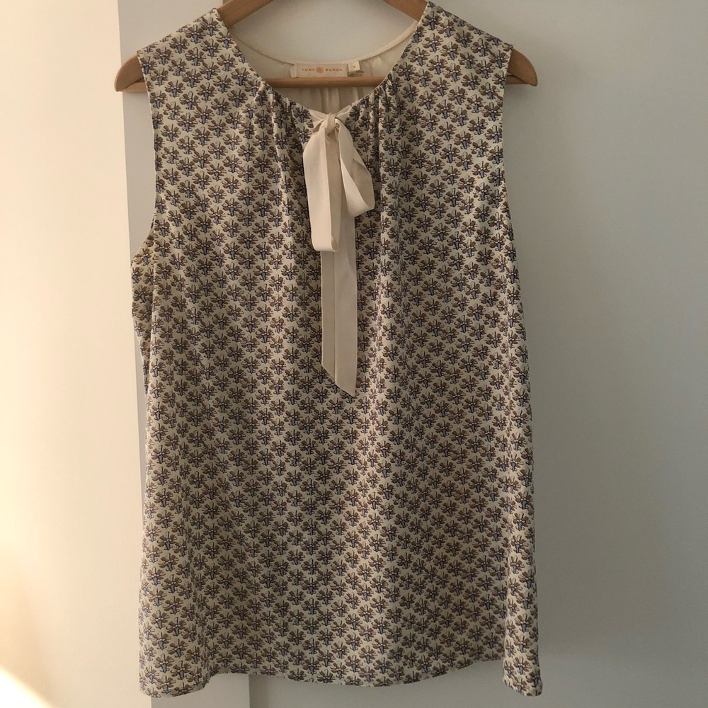 Tory Burch Silk top with tie